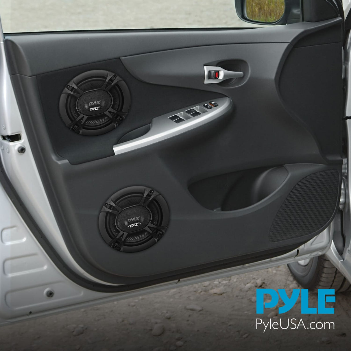 Pyle 6.5-Inch 300-Watt-Max 3-Way Coaxial Speakers