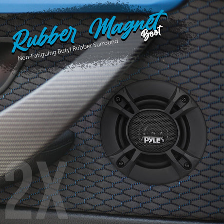 Pyle 6.5-Inch 300-Watt-Max 3-Way Coaxial Speakers