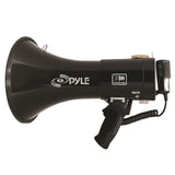 Pyle 50-Watt Megaphone Bullhorn with Aux, Siren, and Talk Modes