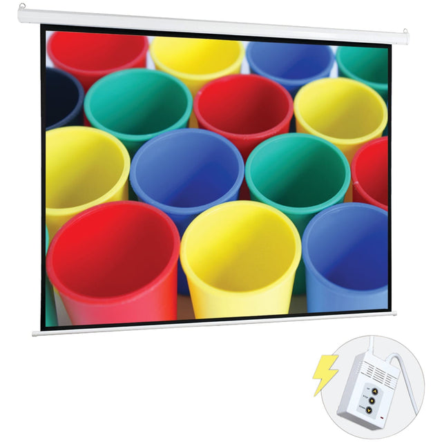 Pyle 72-In. Motorized Projector Screen
