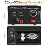 Pyramid Car Audio Hobbyist Desktop Bench Power Supply, AC to DC Power Converter with Dual USB Charging Ports and 12-Volt 4.5-Amp Plug, PSU990KX