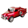 QFX BT-1953 Retro Truck Bluetooth Speaker, Red