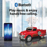 QFX BT-1953 Retro Truck Bluetooth Speaker, Red