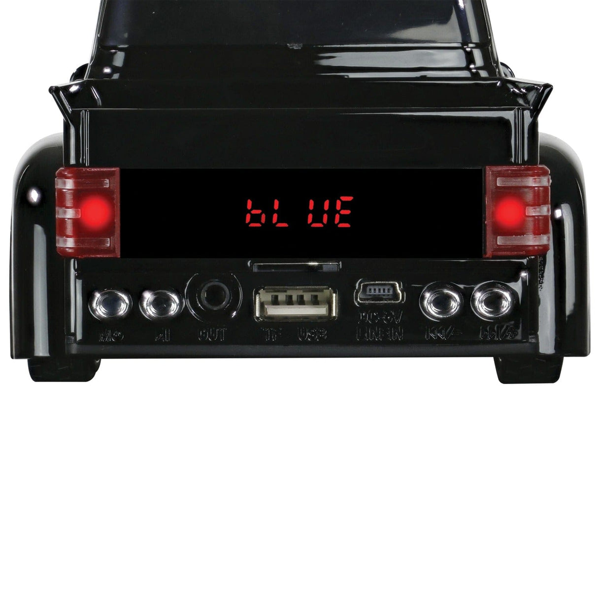 QFX BT-1956 Retro Truck Bluetooth Speaker, Black