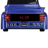 QFX BT-1956 Retro Truck Bluetooth Speaker, Blue