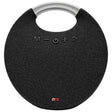 QFX Portable Bluetooth Speaker with Passive Bass Radiator and FM Radio, True Wireless, Black, BT-200