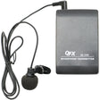 QFX M-309 Wireless Microphone System with Headset and Lapel Microphones and Body Pack Transmitter