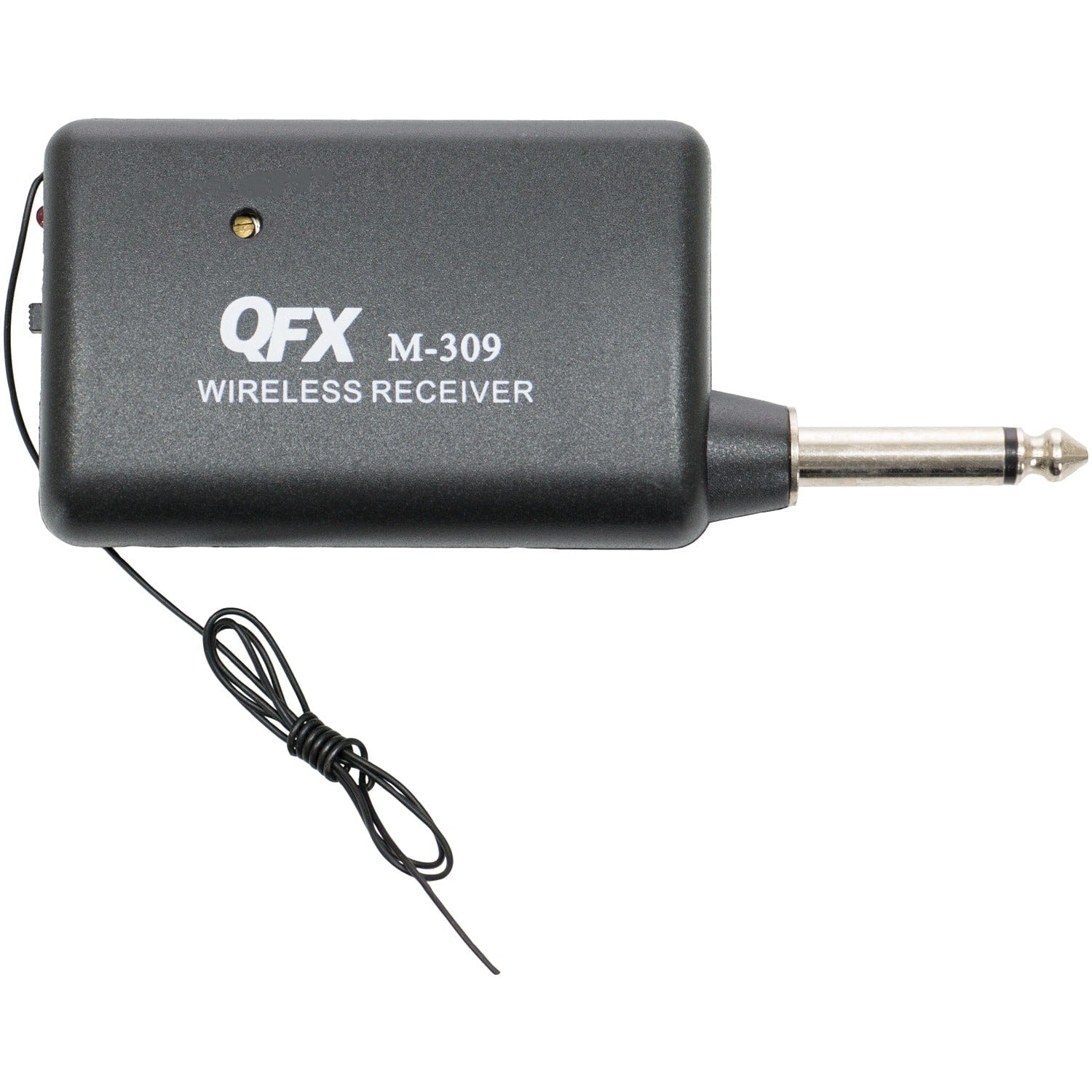QFX M-309 Wireless Microphone System with Headset and Lapel Microphones and Body Pack Transmitter