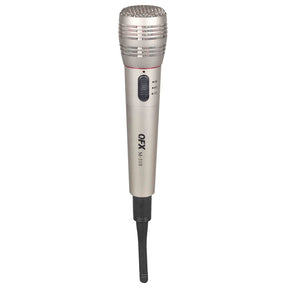 QFX M-310 Wireless Microphone System with Handheld Microphone, Wireless Receiver, and Microphone Cable