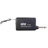 QFX M-310 Wireless Microphone System with Handheld Microphone, Wireless Receiver, and Microphone Cable