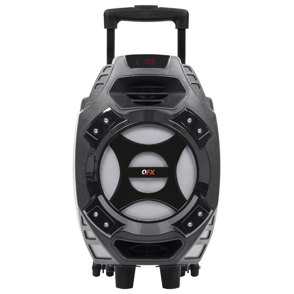 QFX Portable Bluetooth True Wireless Speaker with LEDs and Remote, PBX-61081BT