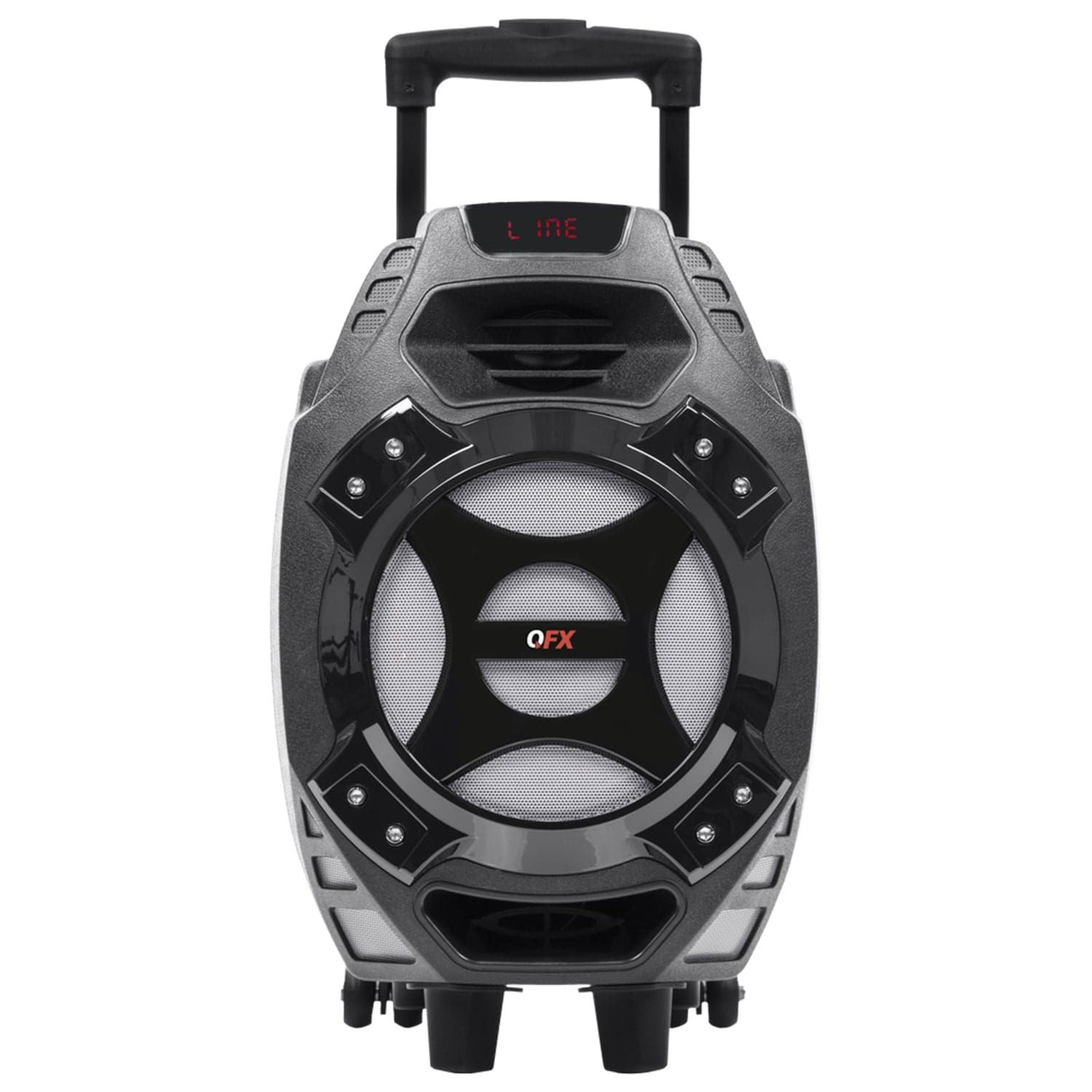 QFX Portable Bluetooth True Wireless Speaker with LEDs and Remote, PBX-61081BT