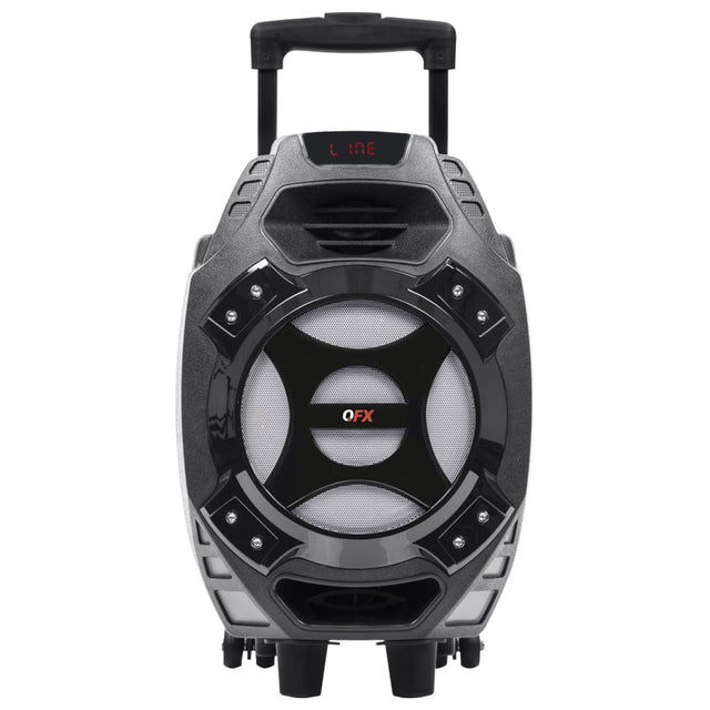 QFX Portable Bluetooth True Wireless Speaker with LEDs and Remote, PBX-61081BT