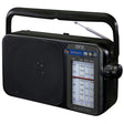 QFX Portable AM/FM/Shortwave Radio, Black, R-24