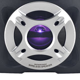 QFX Retro Jukebox-Style Portable AM/FM/Shortwave Radio with Bluetooth, Flashlight, and Solar Panel, Black, R-45