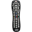 QFX 6-Device Universal Remote with Glow-in-the-Dark Buttons, Black