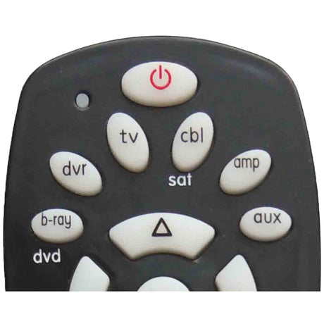 QFX 6-Device Universal Remote with Glow-in-the-Dark Buttons, Black