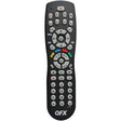 QFX 8-Device Universal Remote with Glow-in-the-Dark Buttons, Black