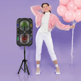 QFX S-14 Universal Adjustable PA Speaker Tripod Stand, 54 In.