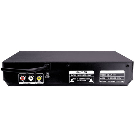 QFX 480p DVD/CD Multimedia Player for TV with USB, CD MP3 Conversion, and Remote, VP-109