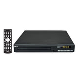 QFX 1080p Full HD DVD/CD Multimedia Player for TV with FM Radio, Progressive Scan, HDMI, CD MP3 Conversion, and Remote, VP-110