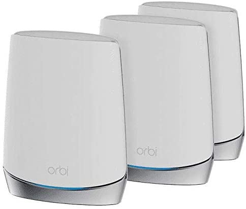 NETGEAR Orbi Tri-Band WiFi 6 Mesh System Router + 2 Satellites NEW