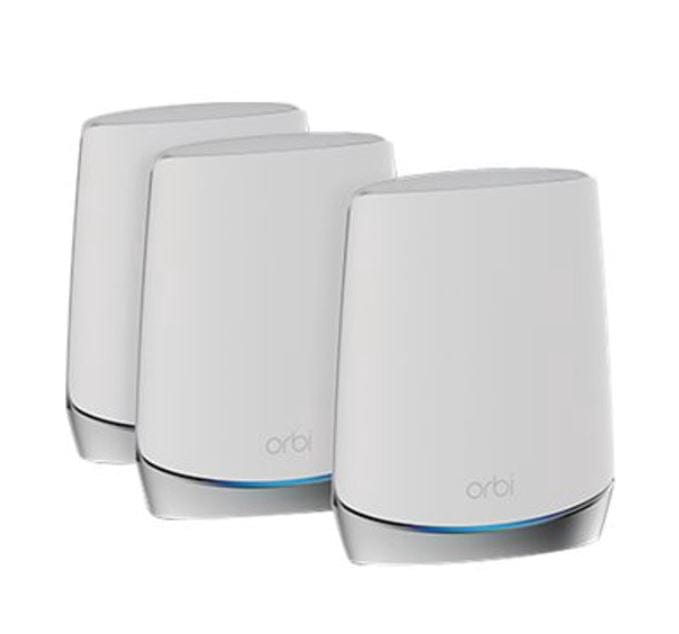 NETGEAR Orbi Tri-Band WiFi 6 Mesh System Router + 2 Satellites NEW