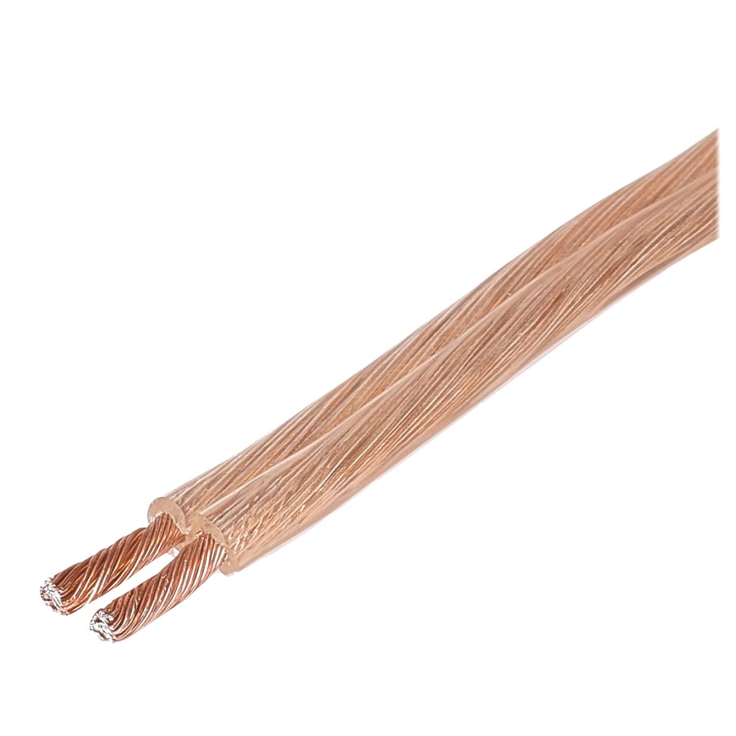 RCA 16-Gauge Speaker Wire, Clear, 50 Ft.