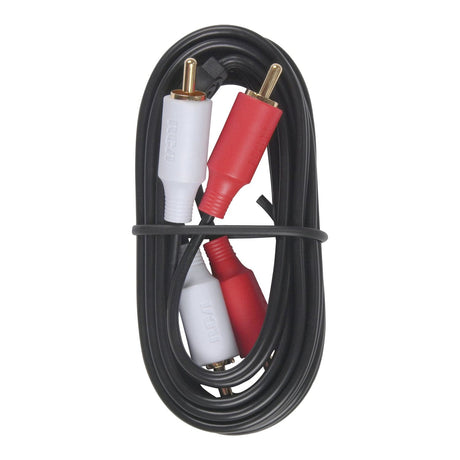 RCA Color-Coded Stereo Audio Cable with RCA-Type Connectors, 6 Ft.