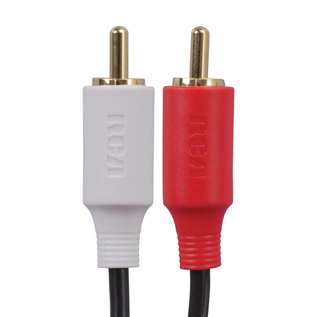RCA Color-Coded Stereo Audio Cable with RCA-Type Connectors, 6 Ft.