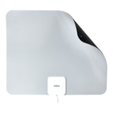 RCA Amplified Indoor Flat HDTV Multi-Directional Antenna up to 65-Mile Range, Black/White