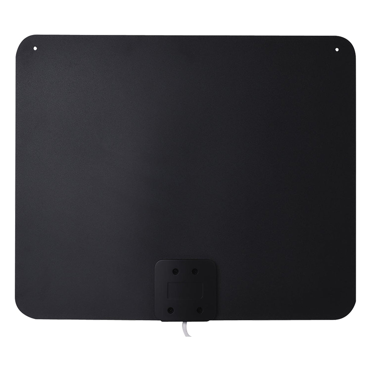 RCA Amplified Indoor Flat HDTV Multi-Directional Antenna up to 65-Mile Range, Black/White