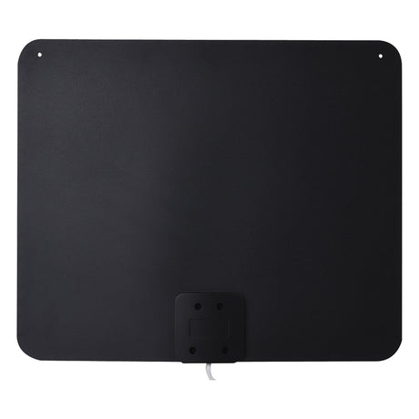 RCA Amplified Indoor Flat HDTV Multi-Directional Antenna up to 65-Mile Range, Black/White