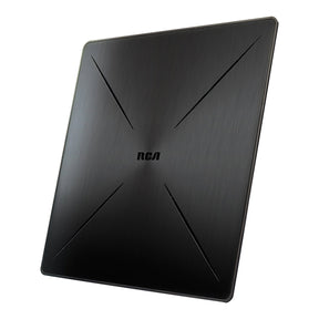 RCA Amplified Indoor Flat HDTV Multi-Directional Antenna with Easel Stand and up to 40-Mile Range