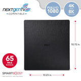 RCA Amplified Indoor Flat HDTV Multi-Directional Antenna with up to 65-Mile Range
