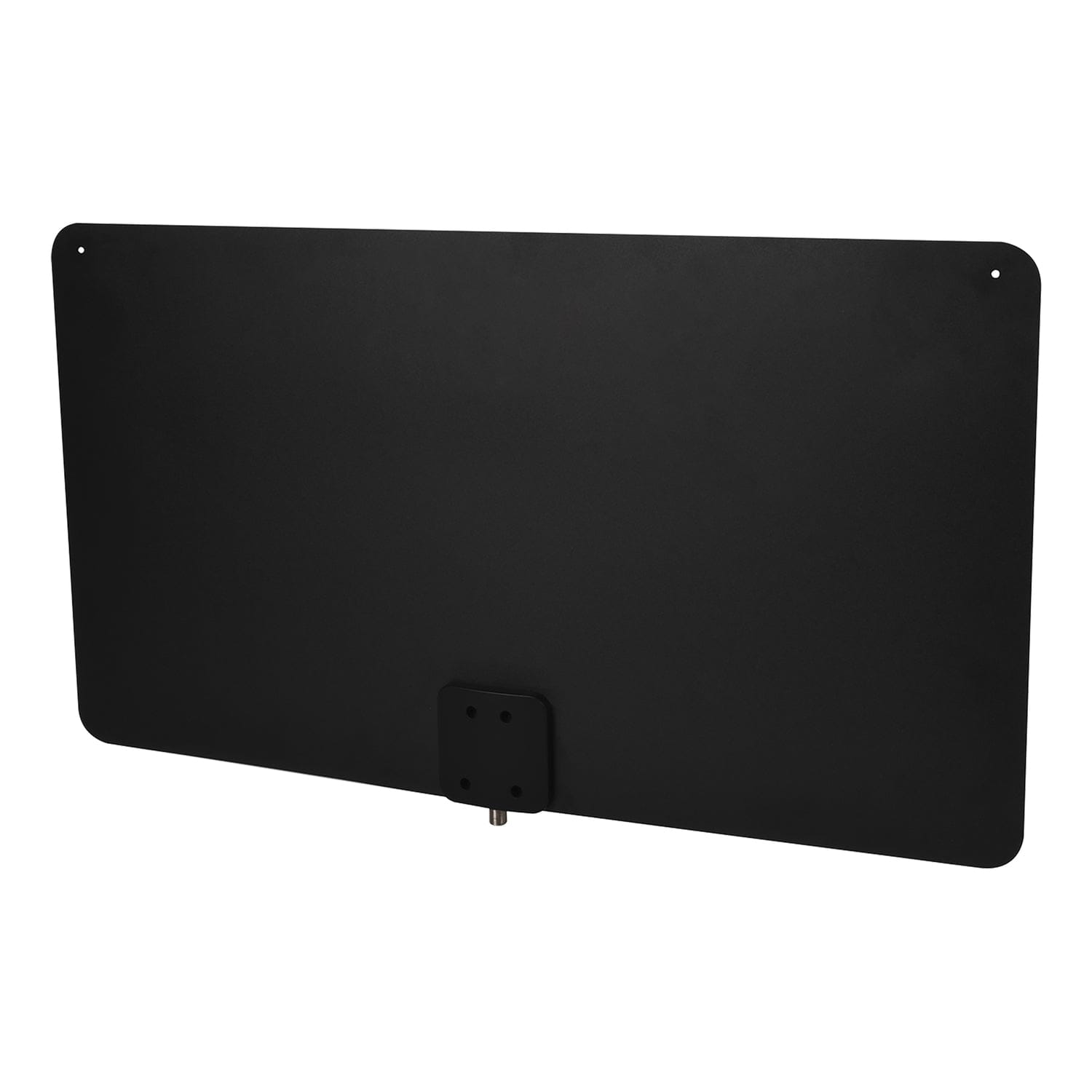 RCA Ultra-Thin XL Amplified Indoor Flat HDTV Multi-Directional Antenna with up to 65+ Mile Range, Black/White