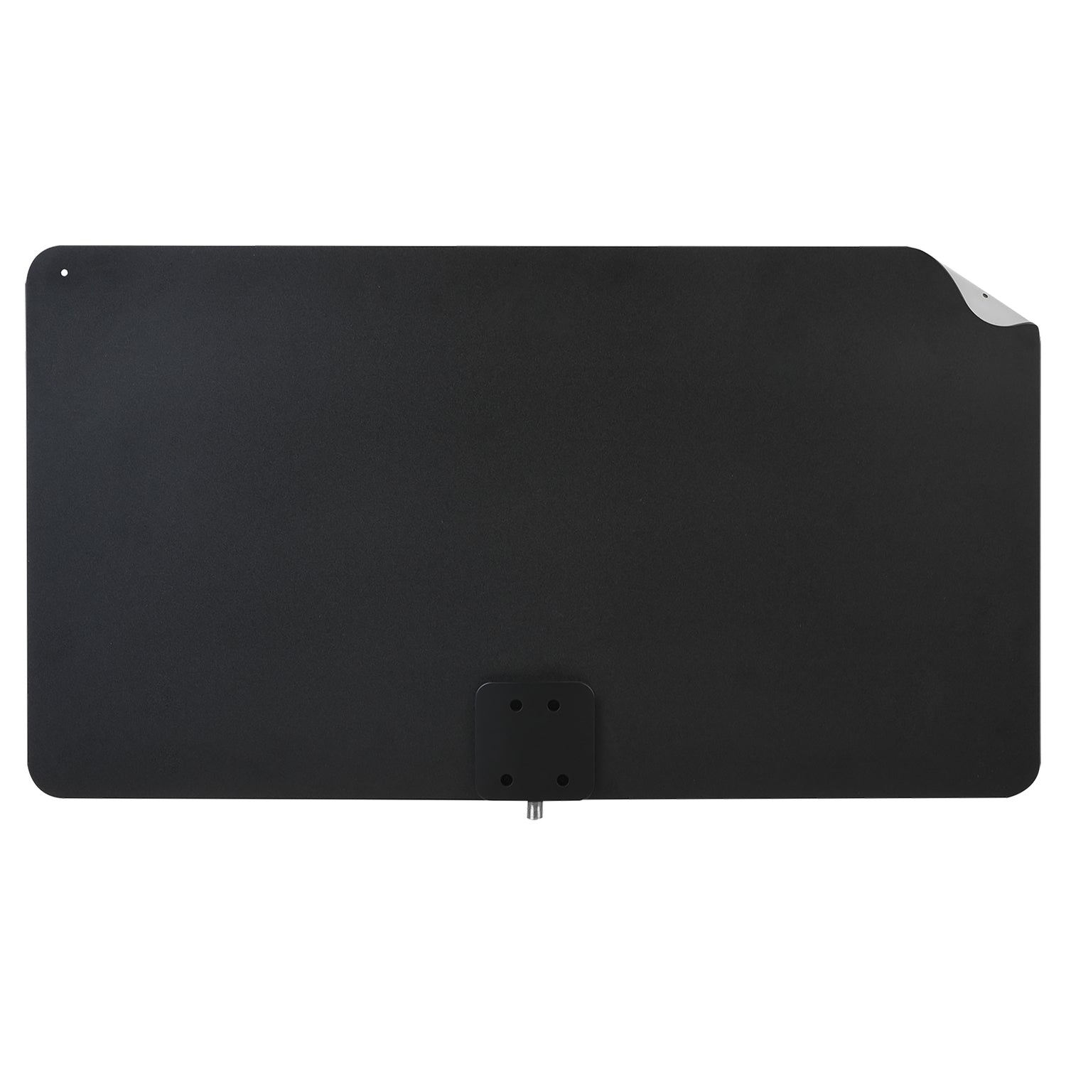 RCA Ultra-Thin XL Amplified Indoor Flat HDTV Multi-Directional Antenna with up to 65+ Mile Range, Black/White