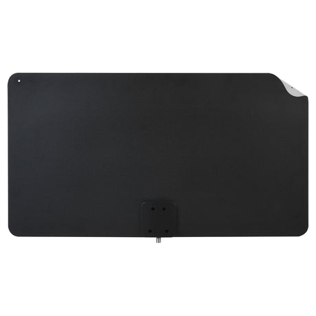 RCA Ultra-Thin XL Amplified Indoor Flat HDTV Multi-Directional Antenna with up to 65+ Mile Range, Black/White