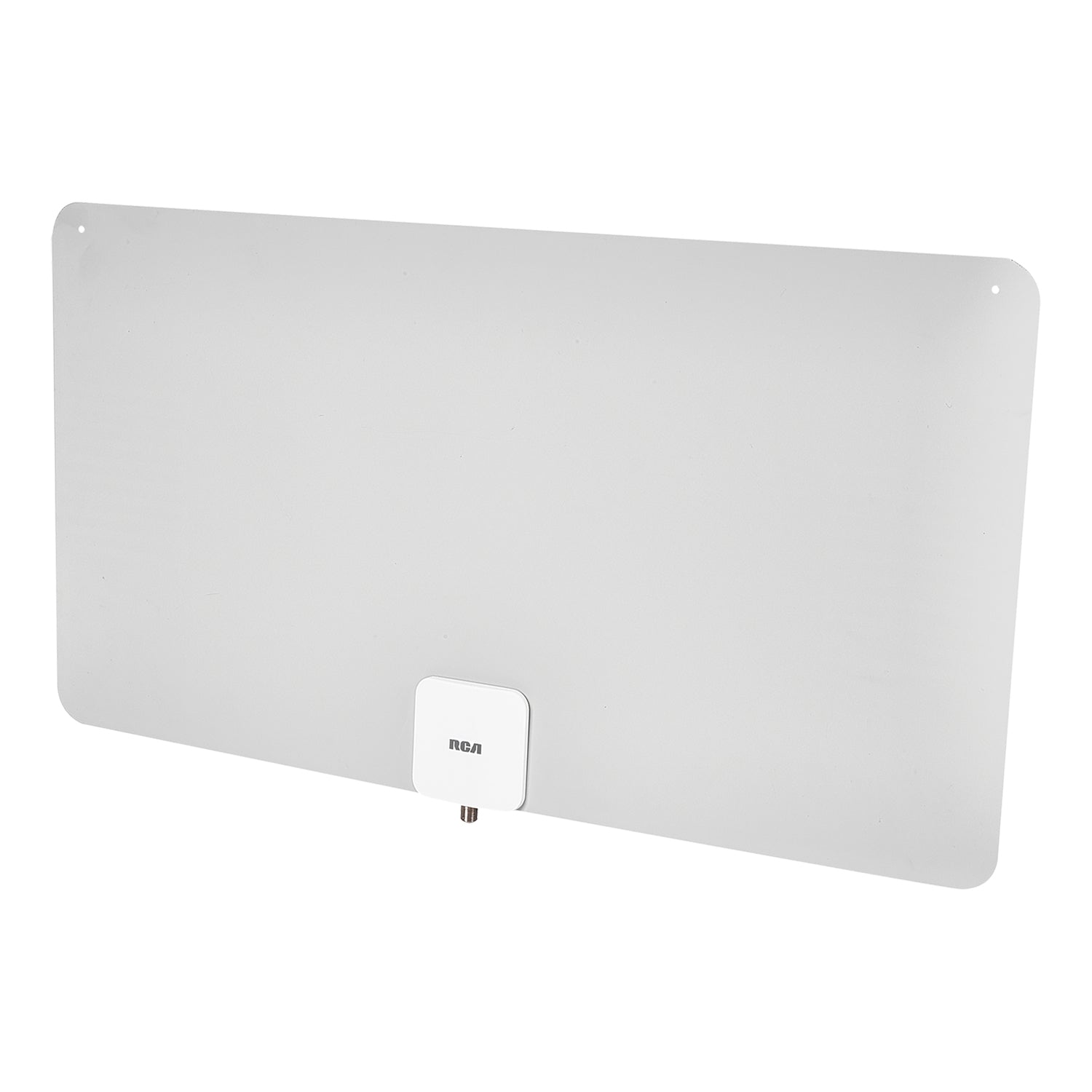 RCA Ultra-Thin XL Amplified Indoor Flat HDTV Multi-Directional Antenna with up to 65+ Mile Range, Black/White