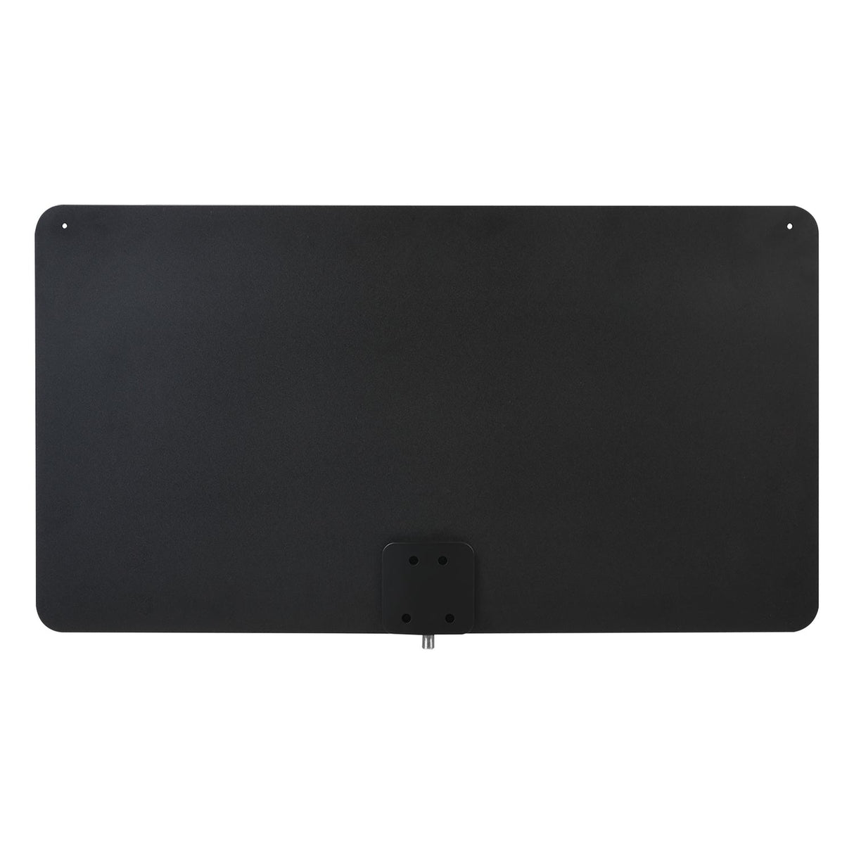 RCA Ultra-Thin XL Amplified Indoor Flat HDTV Multi-Directional Antenna with up to 65+ Mile Range, Black/White