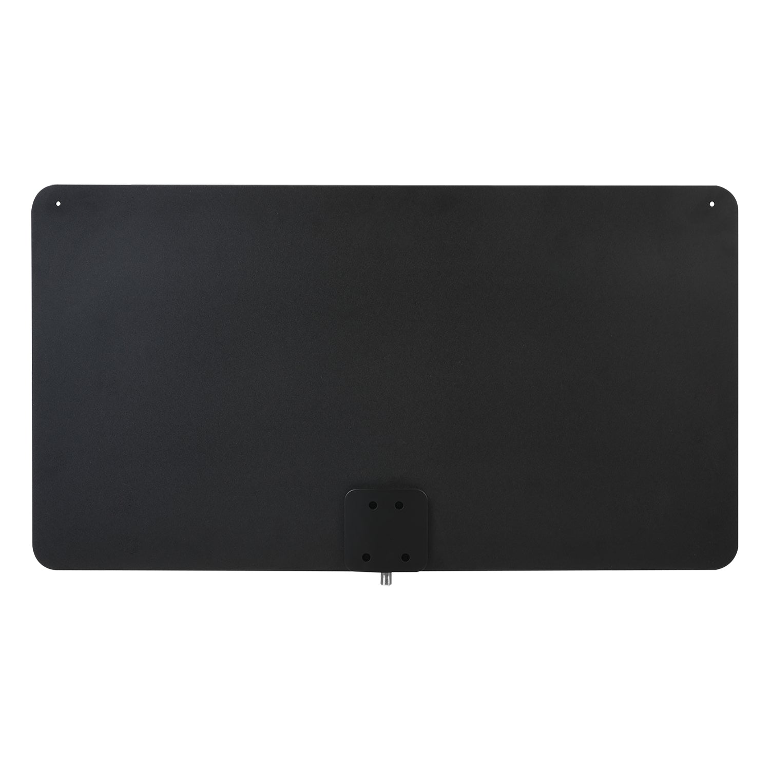 RCA Ultra-Thin XL Amplified Indoor Flat HDTV Multi-Directional Antenna with up to 65+ Mile Range, Black/White