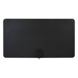 RCA Ultra-Thin XL Amplified Indoor Flat HDTV Multi-Directional Antenna with up to 65+ Mile Range, Black/White