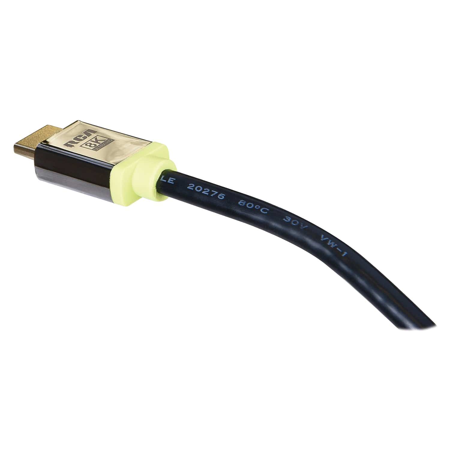 RCA 8K Ultra High Speed HDMI Cable for Gaming, 10 Ft.