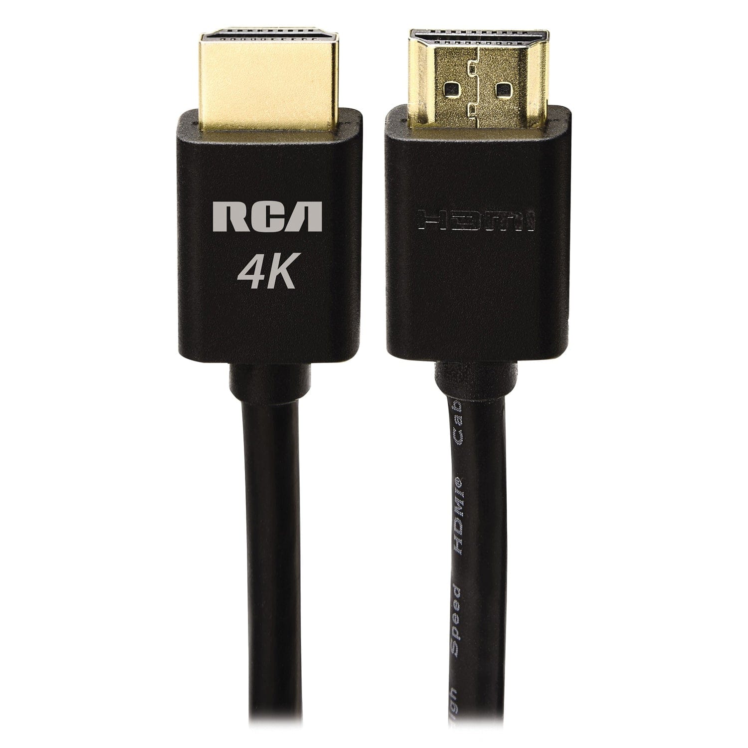 RCA Digital Plus High Speed HDMI Cable with Ethernet, Black, 12 Ft.