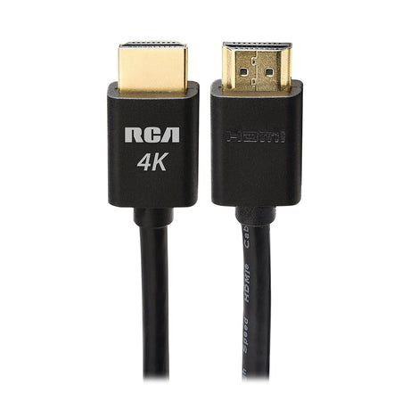 RCA Digital Plus High Speed HDMI Cable with Ethernet, Black, 6 Ft.