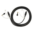 RCA Digital Optical Cable with Two 3.5-mm Adapters, 6 Ft., Black