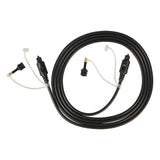 RCA Digital Optical Cable with Two 3.5-mm Adapters, 6 Ft., Black