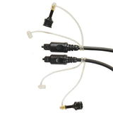 RCA Digital Optical Cable with Two 3.5-mm Adapters, 6 Ft., Black