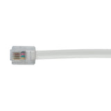 RCA Rounded Phone Line Cord, 7 Ft., White