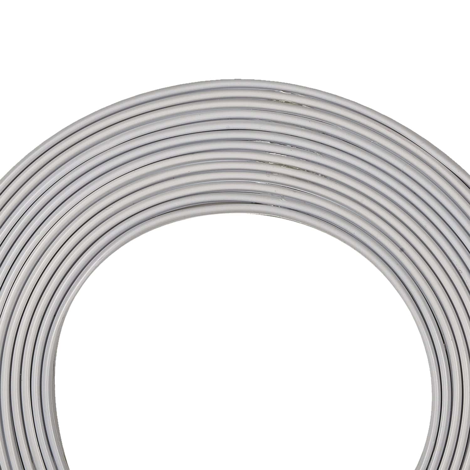 RCA Rounded Phone Line Cord, 7 Ft., White